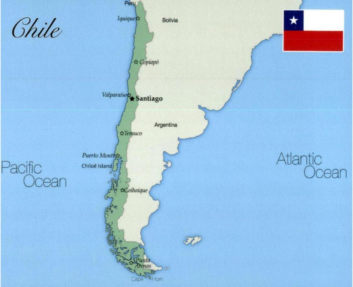 мапа града Чиле