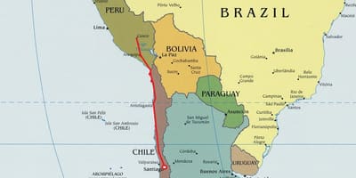 Карта Северног Чилеа