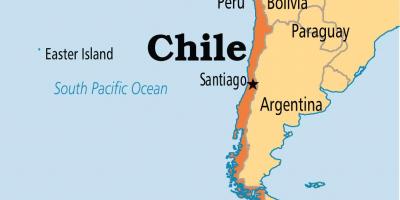 Сантјаго де Чиле мапи