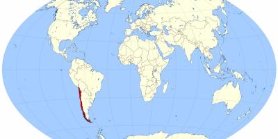 Карта света показује Чиле